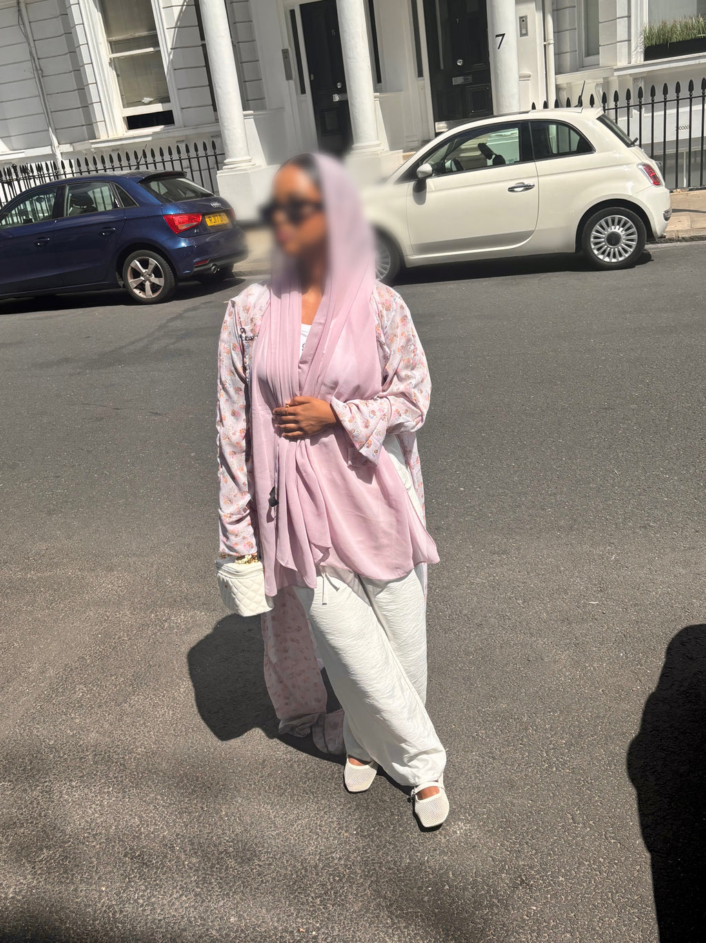 Floral abaya
