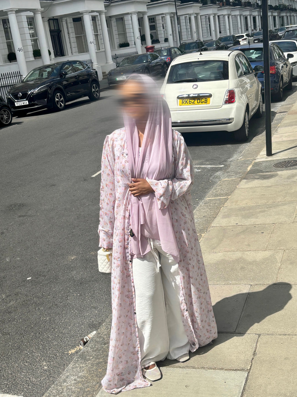 Floral abaya
