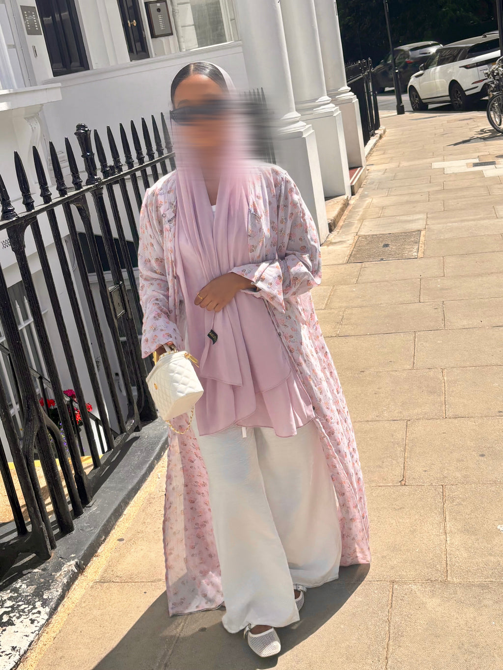 Floral abaya