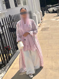 Floral abaya