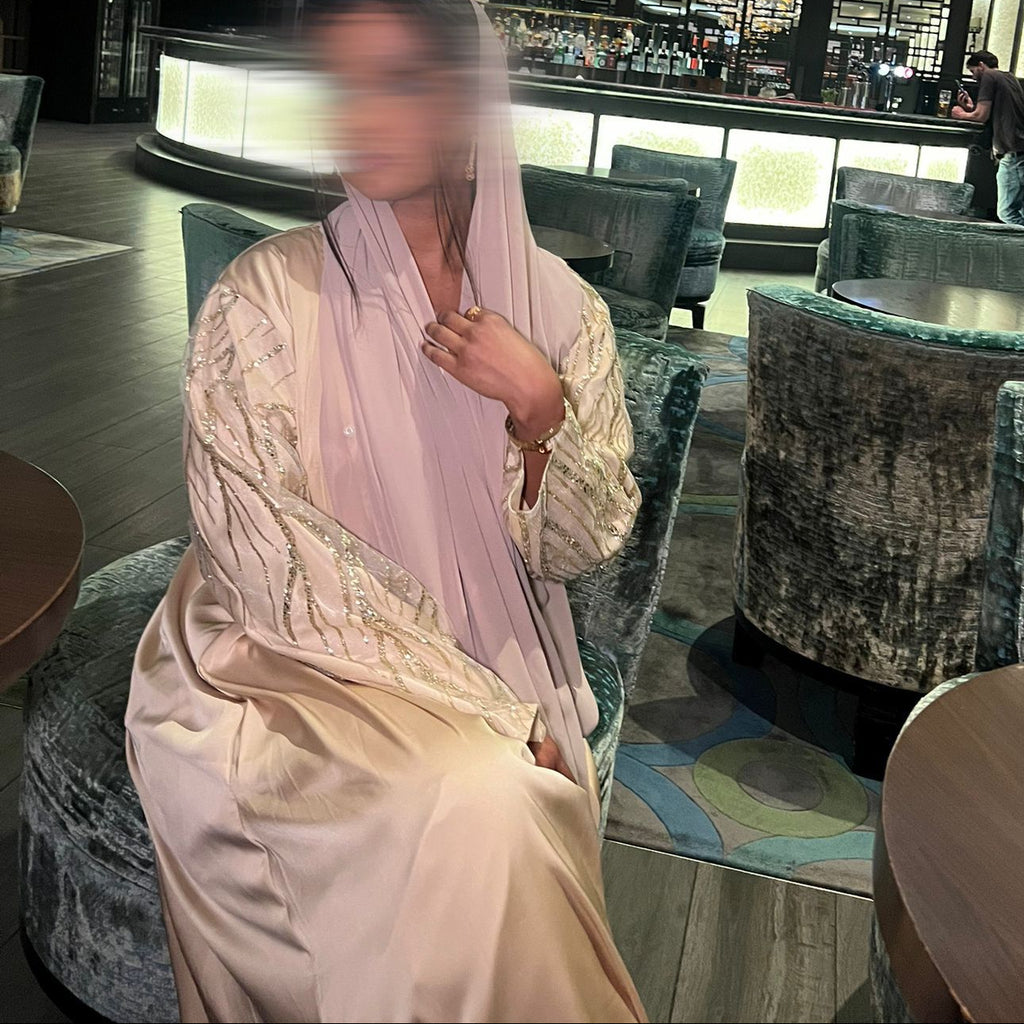 Liyana Beige abaya